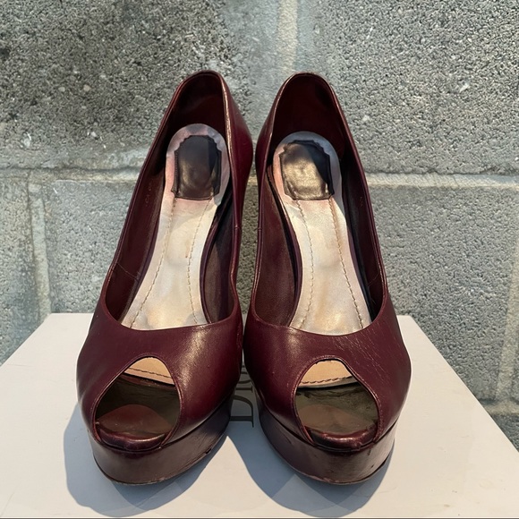 Dior Peep-toe Platform Pumps - Picture 2 of 9